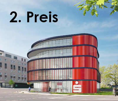 2. Preis. Neues Beratungscenter, Bad Friedrichshall